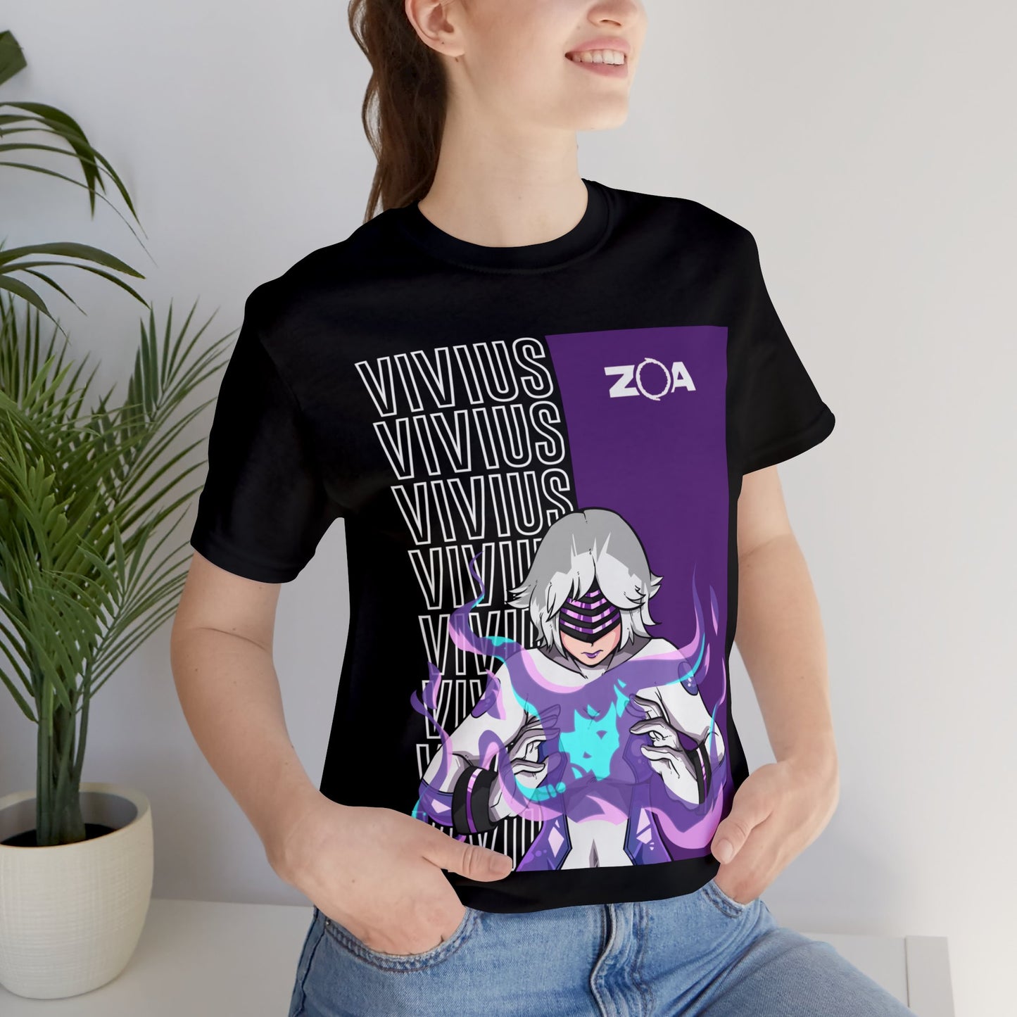 ZOA Vivius purple power T-shirt