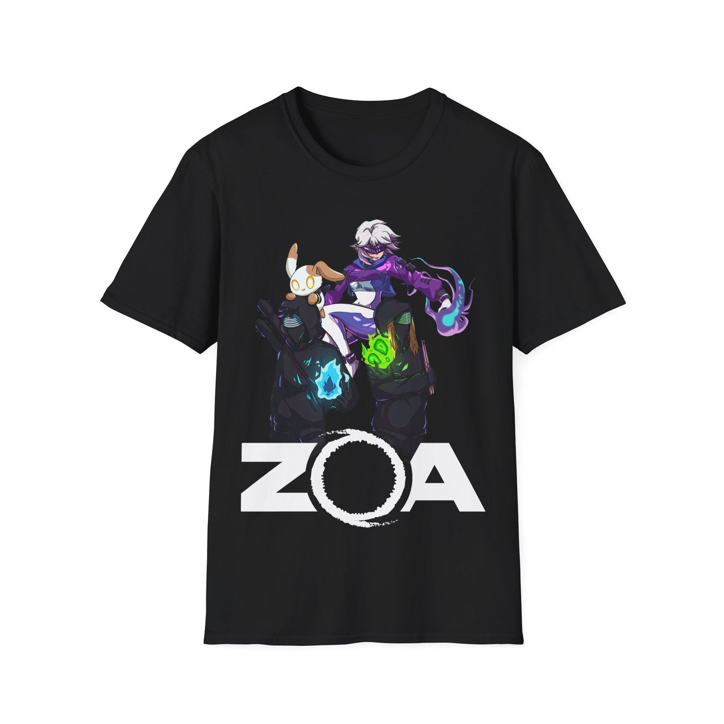 Zoa Artistic Unisex Softstyle T-Shirt, Graphic Tee, Anime Apparel, Gamer Gift, Casual Fashion